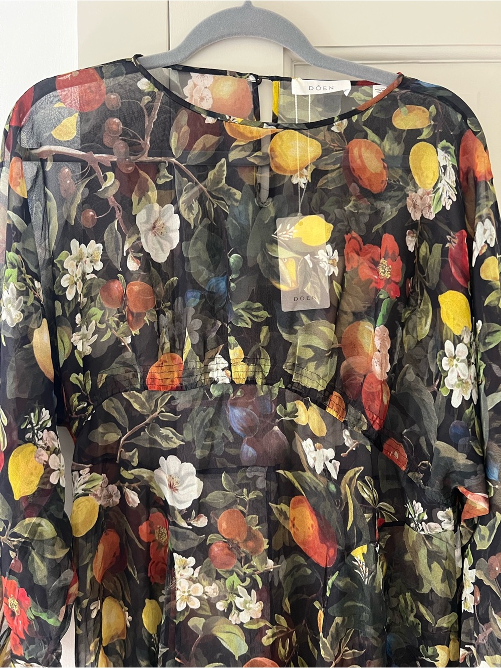DOEN Oliana Silk Dress - Orchid Harvest - Picture 5 of 9